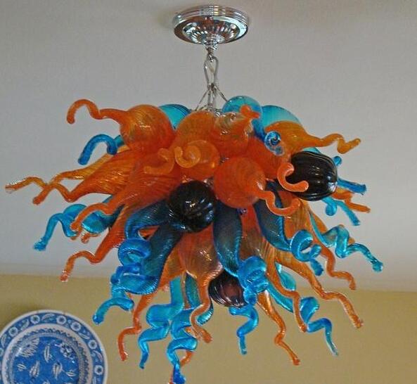 

Lamps Modern Art Pretty Murano Glass Chandelier Light for High Ceiling Villa Decoration