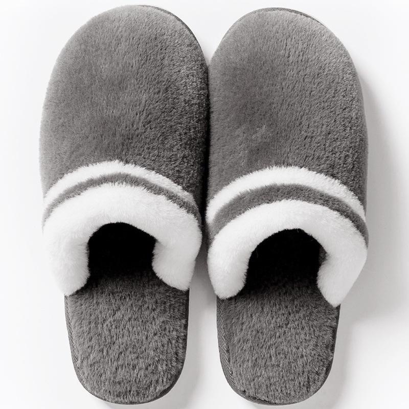 

Slipper Men's Slipper Stylish Large Size Warm Lined Home Waterproof Indoor And Outdoor Garden Slippers For Men 2020, Gray