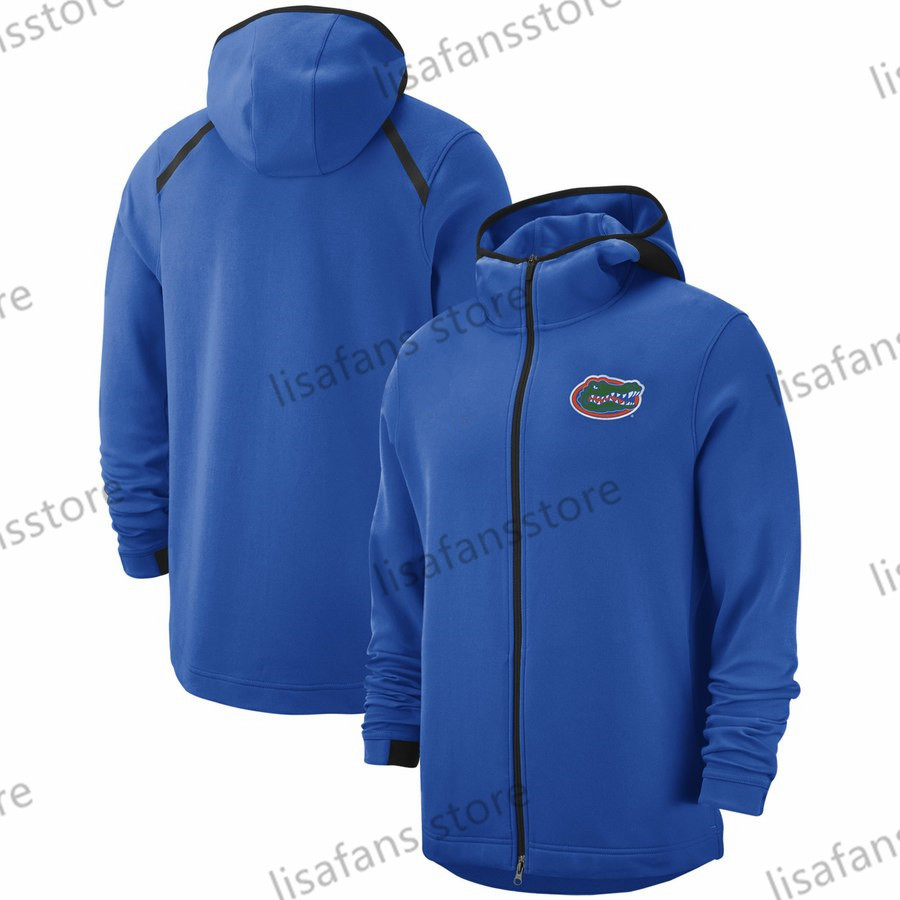

Florida Gators Sweatshirts tops On-Court Basketball Player Showtime Sideline Performance Full-Zip Hoodies Mens College Sports Jackets, Black