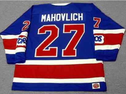 

Custom Men Youth women Vintage #27 FRANK MAHOVLICH Toronto Toros 1974 CCM Hockey Jersey Size S-5XL or custom any name or number, Blue women s-xl