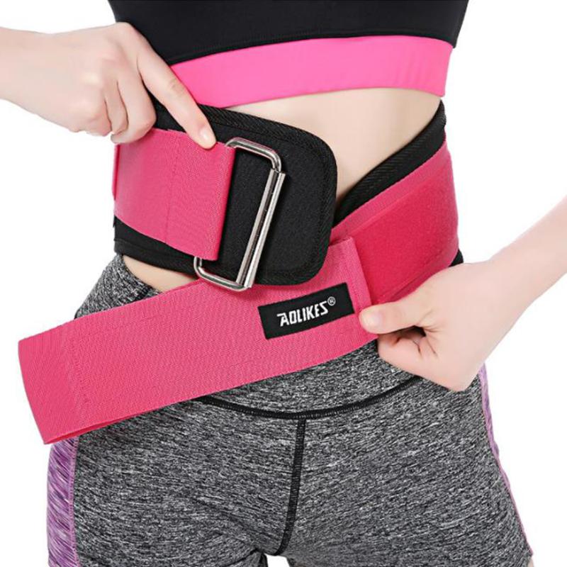 

Adjustable Elastic Waist Support Lumbar Belt Weight Lifting Training Multifunctional Gym Workout Unisex Sports Supplies Fitness, Blue