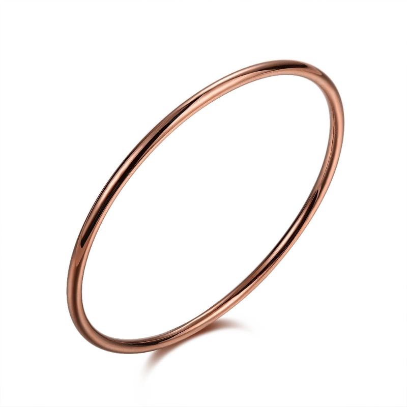 

3M single ring bracelet rose gold men's fine circle couple models explosion models wild star same paragraph gold bangle