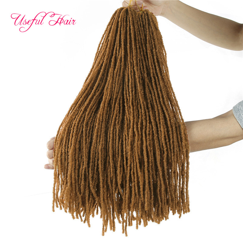 

Locs dreads Sister Locs crochet hair extensions Afro 18 Inch Synthetic braiding hair straight for Women passion twist marley 2021 fashion, 1b+burgundy