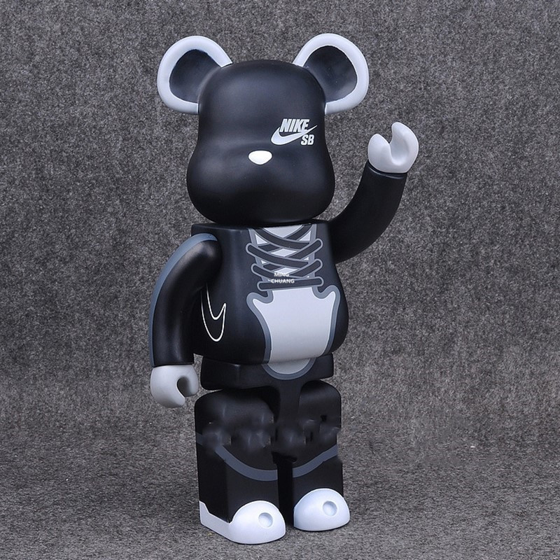 400/% bearbrick Be@rbrick Flocking Gloomy BB PVC Action Figure Toys Collrctibles
