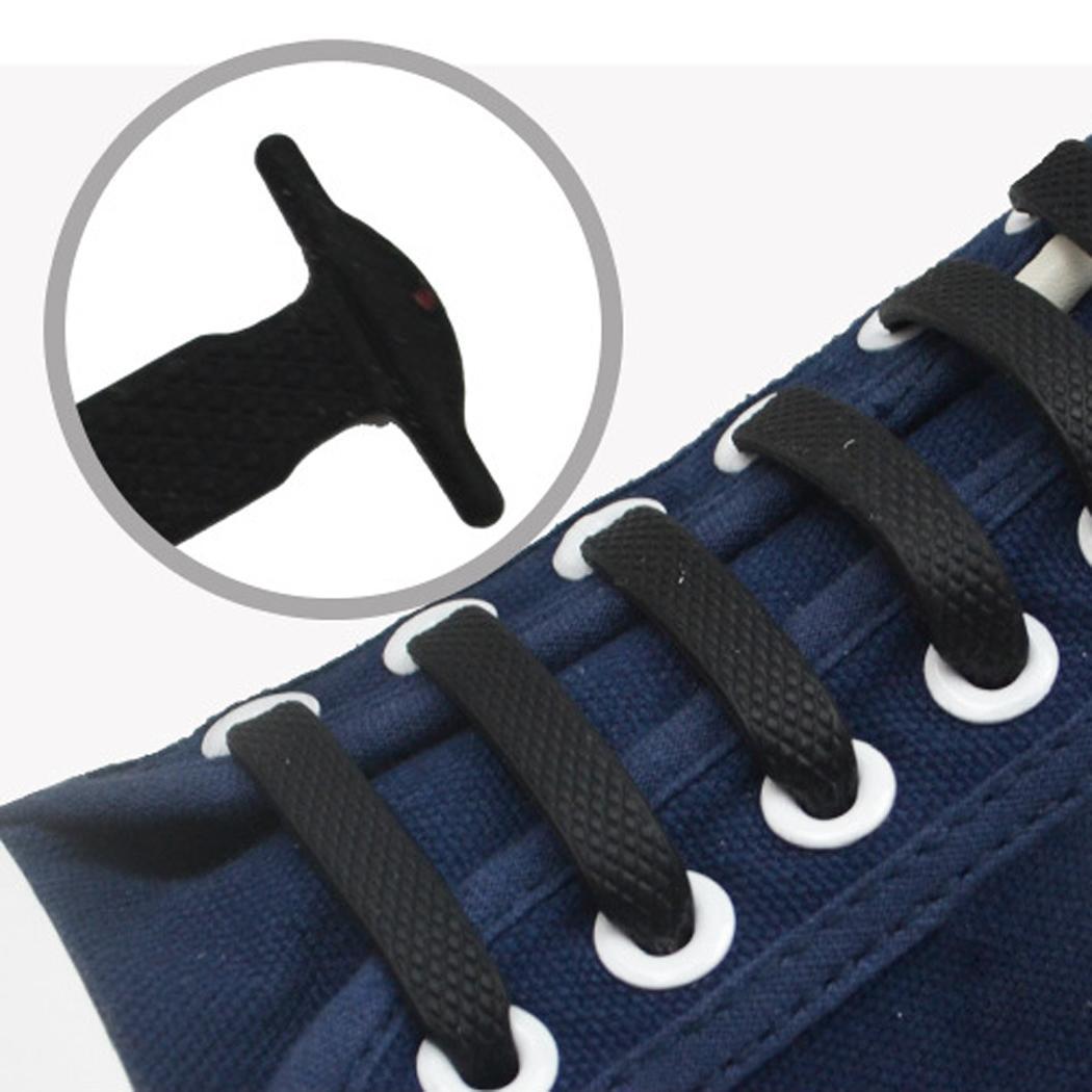 2019 New Fashion Unisex Flexible Elastic Shoelace Wash Free No Knotting