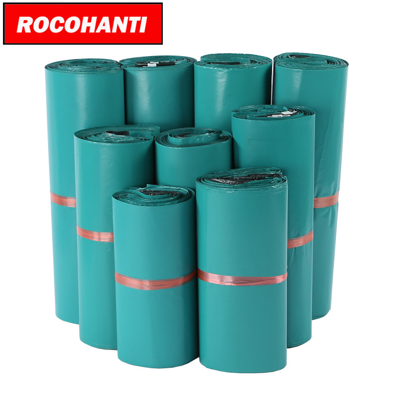 

100PCS Green Colored Poly Mailers / Poly Postal Mail Bag / Custom Printed Bags