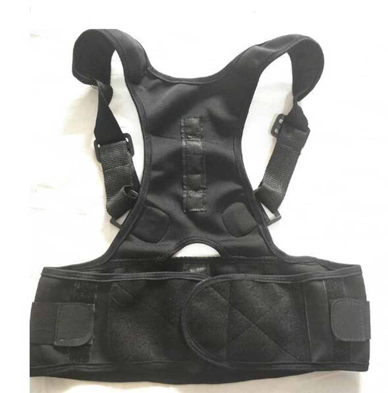 

Brand New Adjustable Back Posture Corrector Magnetic Therapy Posture Corrector Brace Shoulder Back Brace Support Belt 1pcs drop shipping, As the picture showed