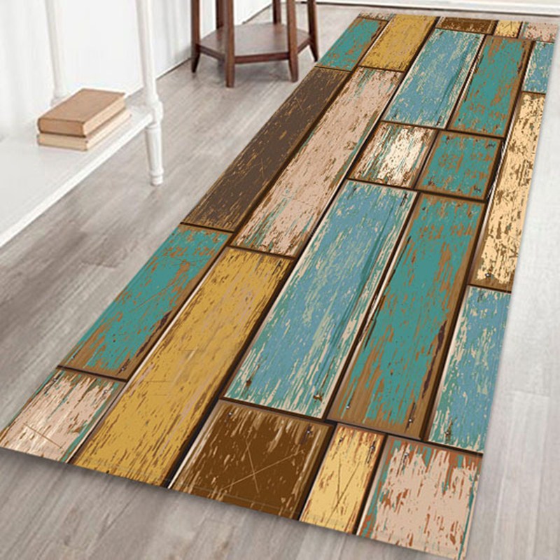 

New European-style kitchen bathroom non-slip carpet living room bedroom strip floor mat non-slip absorbent home door mat, 003