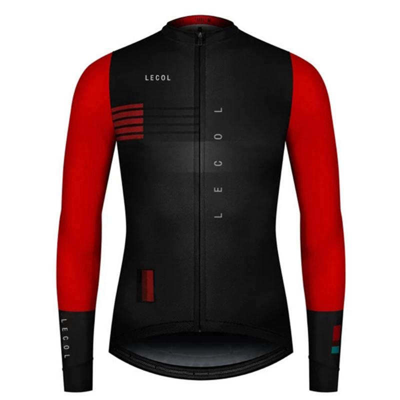 

LECOL Autumn Full Sleeves Cycling Jersey Wear Maillot Ropa Ciclismo Men Bicycle Shirts Quick-dry Bike Jersey Sports Long Cycling