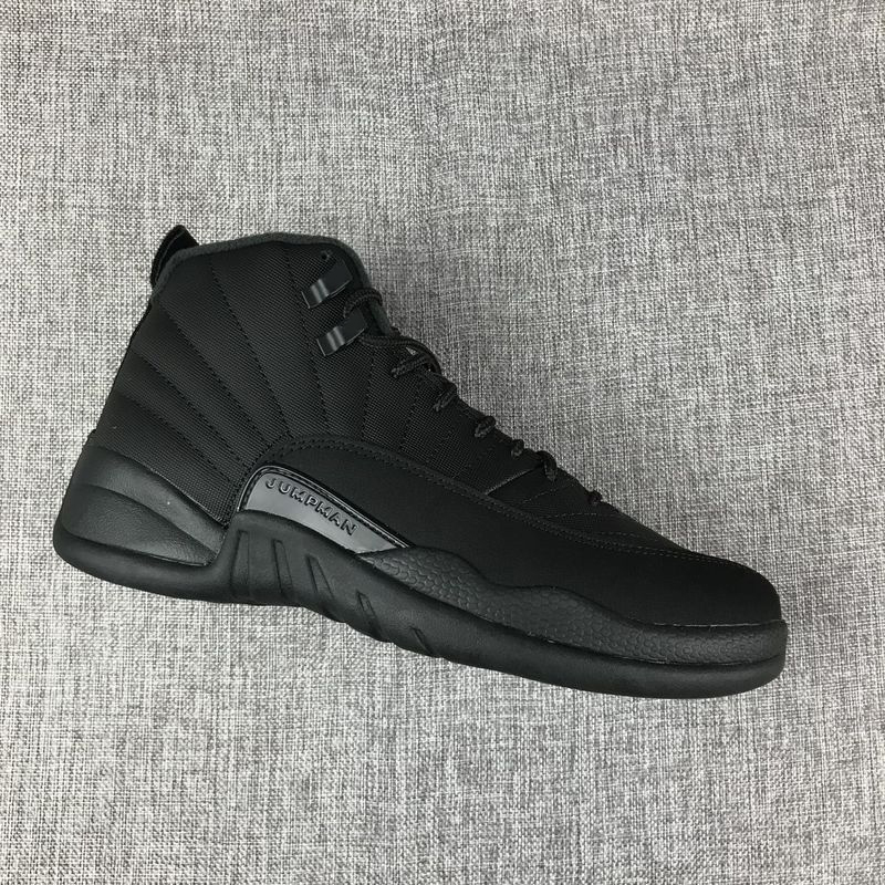 New 12 WNTR Winterized XII Black Mens Basketball Shoes Bordeaux Dark Grey Wool 12s Flu Game Gym Red Taxi Sports Sneakers With Box