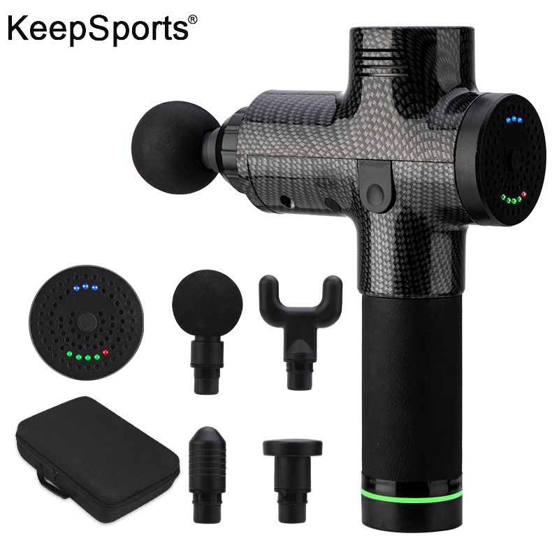 

Massage Gun Cordless Percussion Massager Quiet Powerful 6 Massage Heads Provides Full Body Relief for Muscle Ache Pain Tension