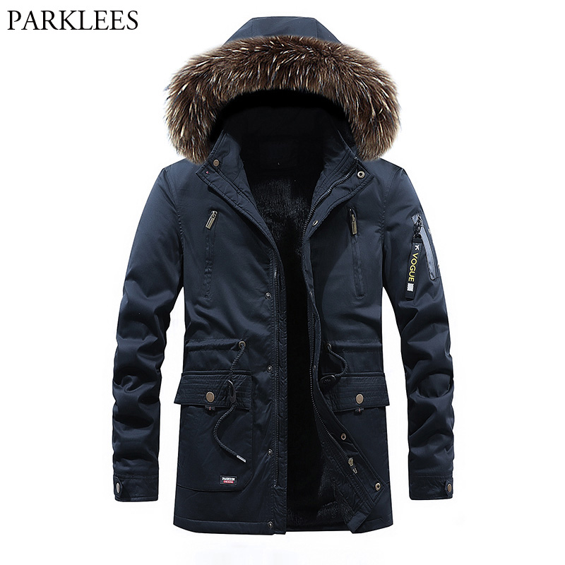 

Men's Winter Thicken Cotton Parka Coat 2018 Brand New Windpfoof Fleece Lined Long Down Parkas Men Jacket With Removable Hood 3XL, Yellow