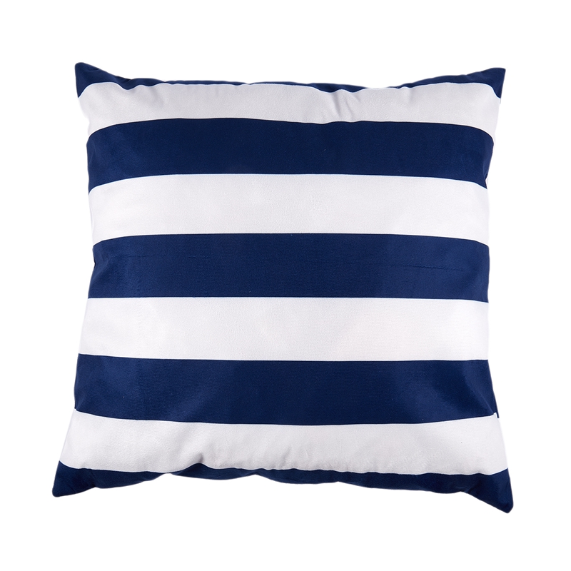 

New Seat pillow case pillowcase toss head Cushion cover (blue, white)