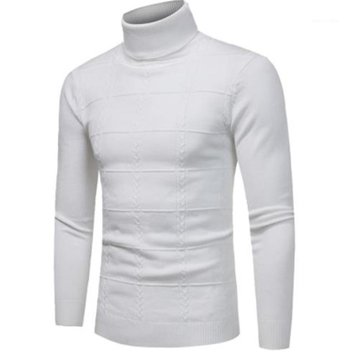 Desinger tortue cou Pulls manches longues couleur unie Homme Mode Vêtements pour hommes Solide Couleur