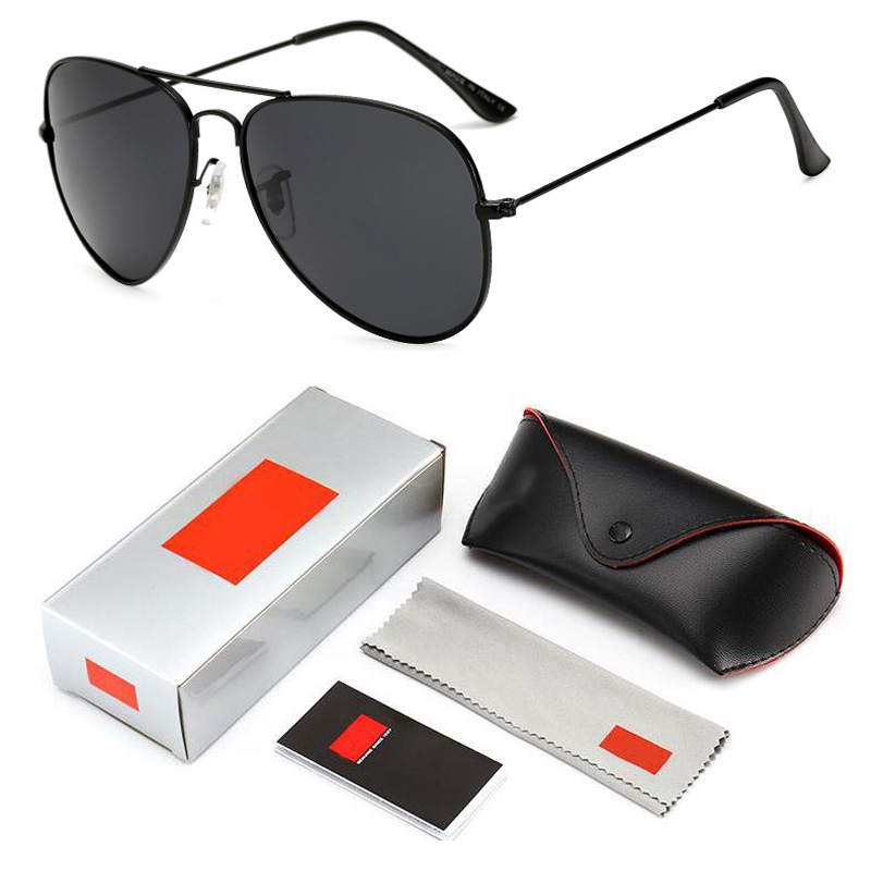 

Classic Aviation Ray Sunglasses Men Sunglasses Women Driving Mirror Male and Female Sun glasses Piloted Oculos de sol 3025 Ban