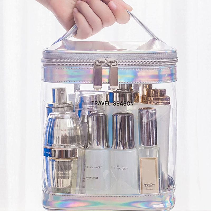 

Multifunctional Transparent Cosmetic Bag Makeup Pouch Toiletry Travel Organizer X7XC