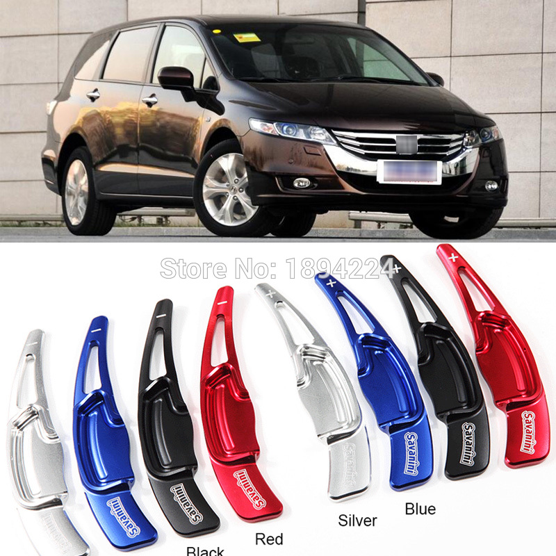 

2pcs Aluminum Car Steering Wheel Shift Paddle Shifter Extension For Honda Odyssey 2013-2014