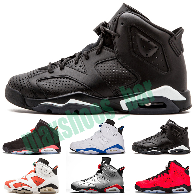 

High Quality Travis Scotts X 6 Medium Olive 6s Men Basketball shoes UNC Tinker Black Infrared Cactus Jack Oregon Mens sports sneaker 7-13 M0, Color 7