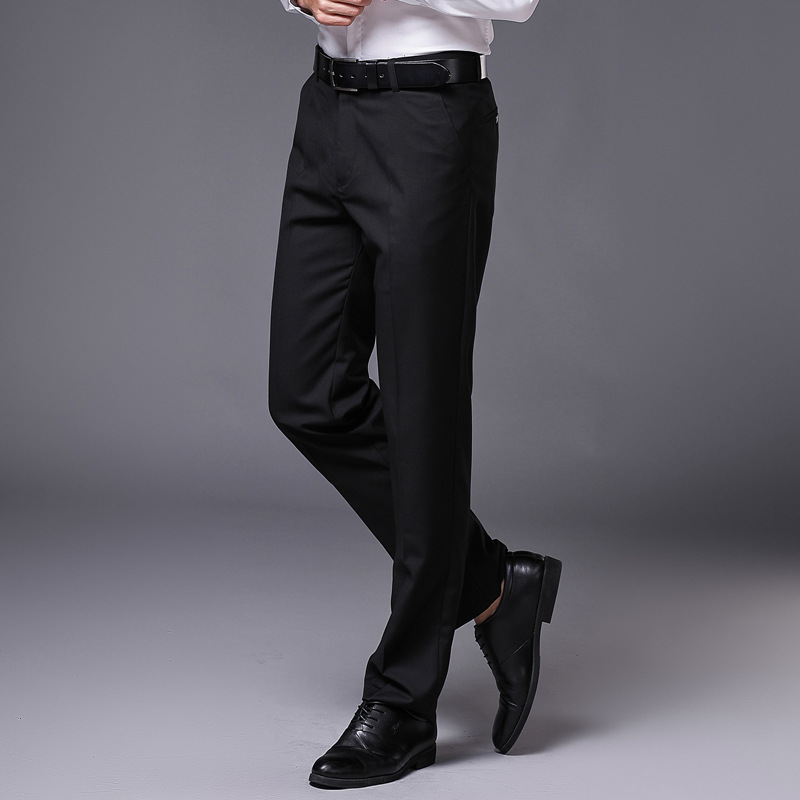 

Fashion Mens Business Formal Suit Pants 2020 Brand New Slim Trousers Men Wedding Party Skinny Stretch Dress Pants, Gray (slim fit)