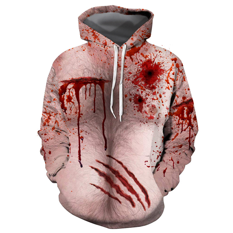 

QNPQYX New 3D Cosplay Hoodie Sweatshirt For Men Cool Pullovers Harajuku Novelty hip hop Tracksuit Fitness Men/Women Clothing wholesale, Pink