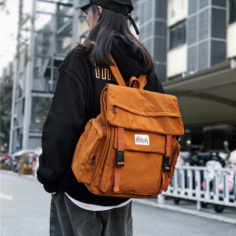 

Waterproof Female Backpack New Trend Women Backpack College School Bagpack Harajuku Travel Shoulder Bag for Teenage Girl Satchel, Black