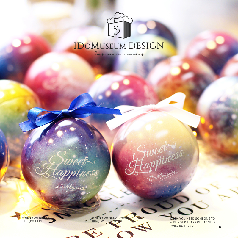 

10 PCS Popular INS Starry Fairy Ball Creative Wedding Candy Box Tinplate Packaging Gift Box Boxes For Christmas Party Favors Bag