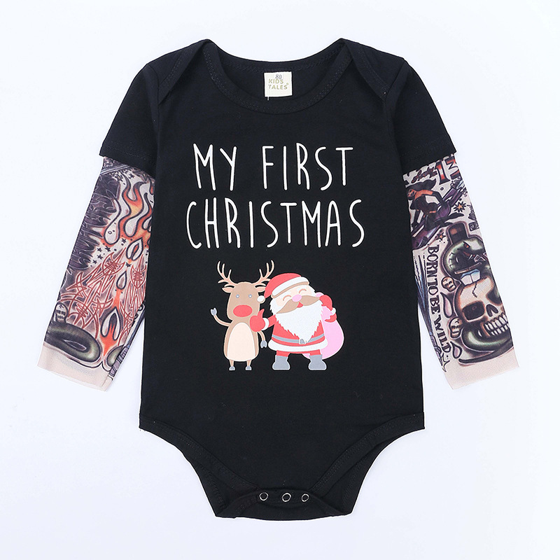 1PCS Children/'s BABY/'s Wear jumpsuits Tattoo sleeve Baby Romper