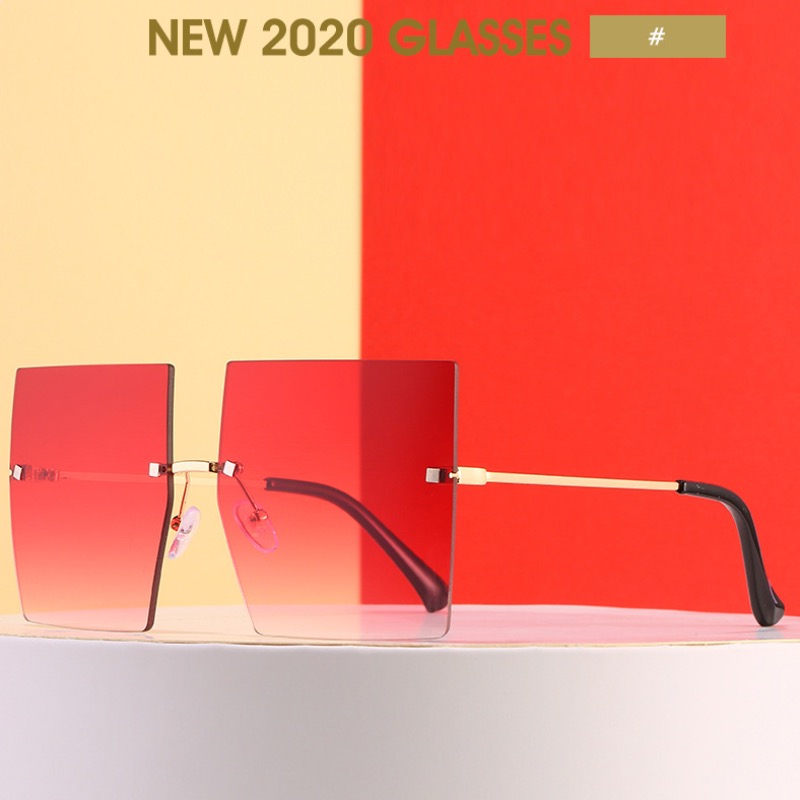 

Oversized Sunglasses For Men Women High Quality Candy Color Brands Sun Glasses Anti-UV400 Sunglass Lady Driving Eyewear ES1909