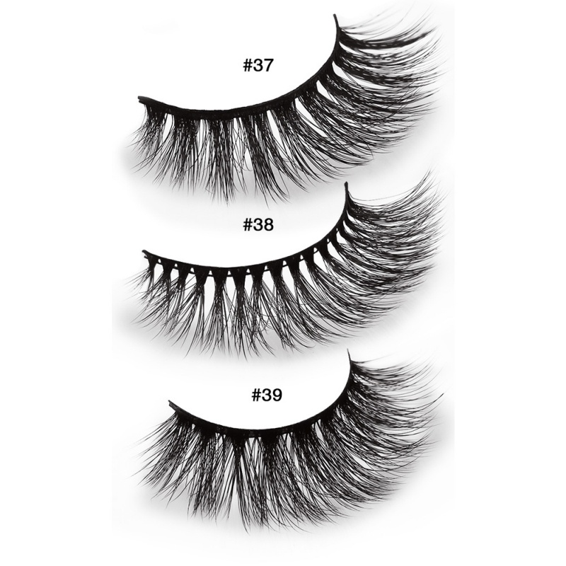 

1 Pair 3D Hair False Eyelashes Natural Looking Three-Dimensional Multi-Layers Eyelashes New