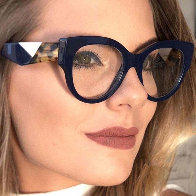 

Mens Women Luxury Designer Sunglasses Fashion Large Frame Flat Mirror Female Quality Frame Glasses Can Be Equipped With Myopia Eyeglasses, White;black