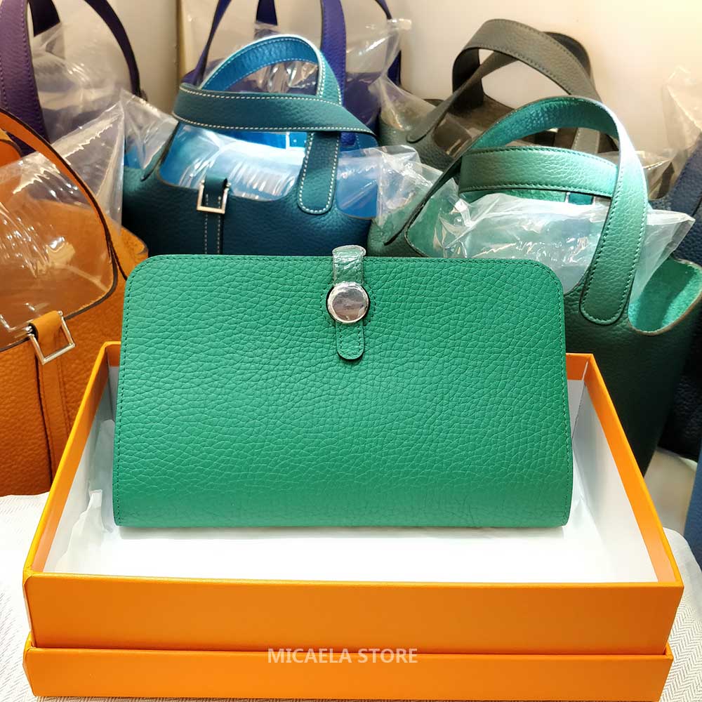 MICAELA Women Luxury Designer Passport Holder Pocket Organizer Credit