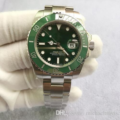 

2019 New Top V3 Mens Watch 50M Waterproof Sapphire Ceramic Bezel Stainless Steel 40mm 116610LN Automatic Mechanical Men Watches, Make waterproof 50m