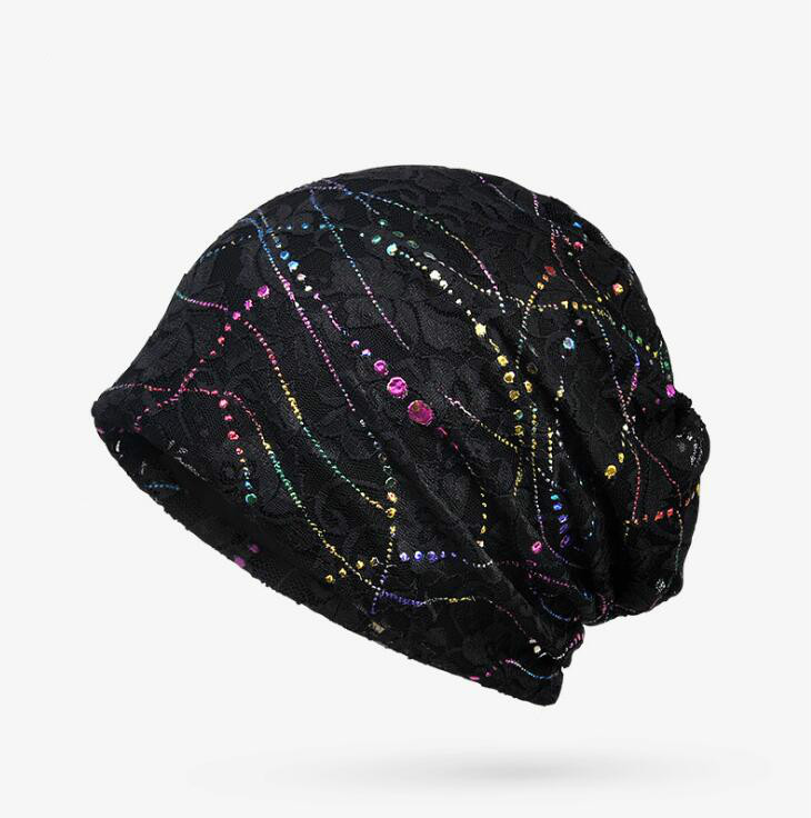 

Thin lace breathable balcony hat for ladies in spring and summer hollowed out colorful gum drop leisure fashion balcony hat, Red