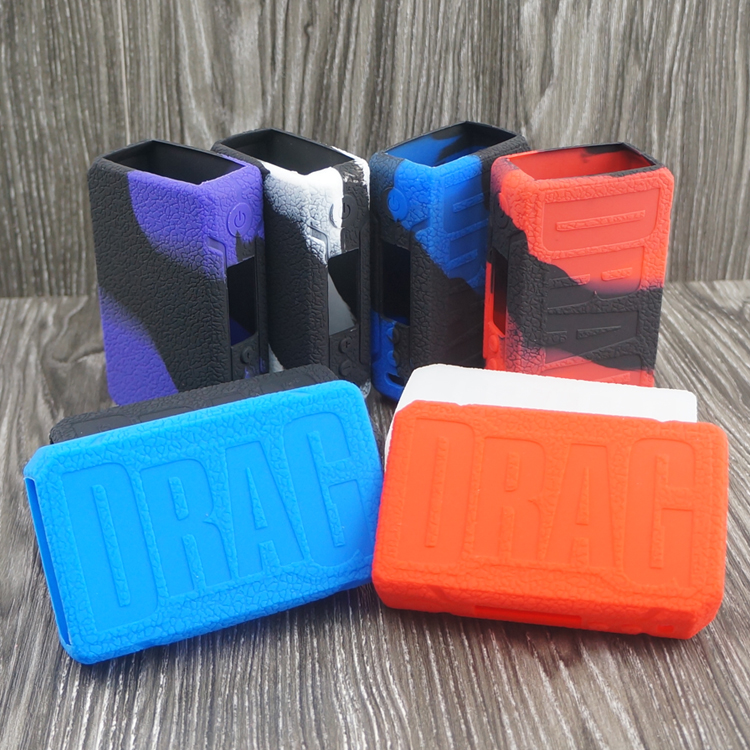 

VOOPOO DRAG 2 Silicone Cases Silicon Skin Cover Bag Rubber Sleeve Enclosure Protective Covers For VOOPOO DRAG2 177W TC Box Mod