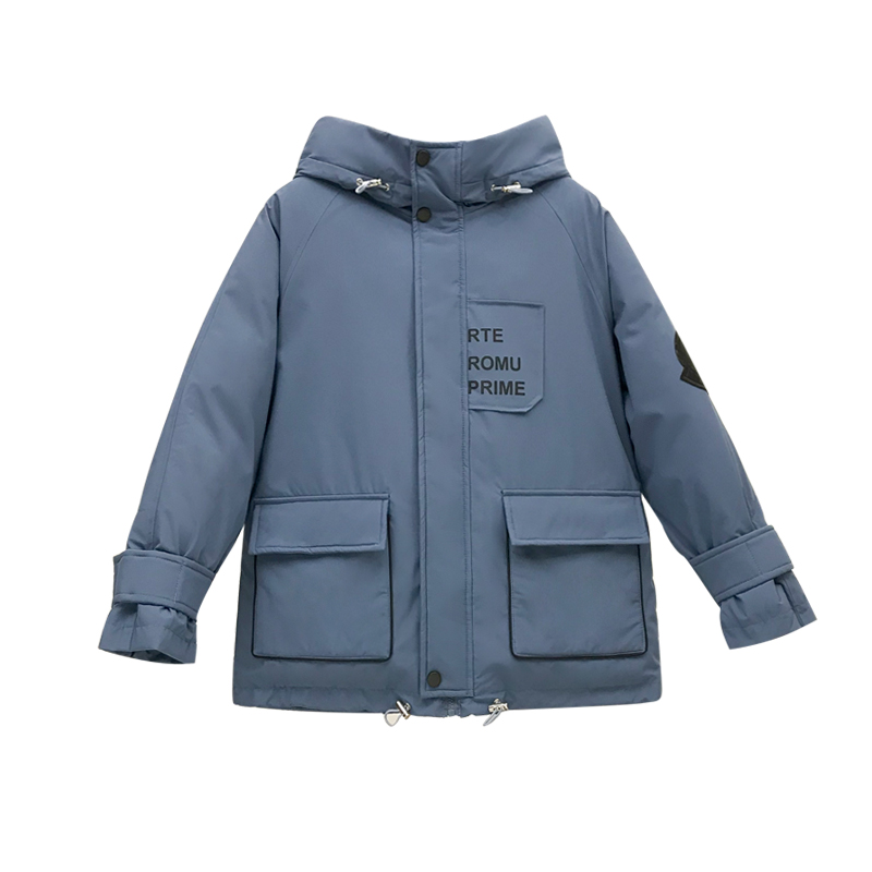 

Wholesale fashion women's cotton pad short section winter new loose cotton jacket coat size XS-XL, Creamy-white
