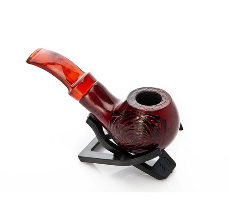 

Short Red Resin Pipe Black Plastic Pipe 135mm Long Straight Resin Pipe