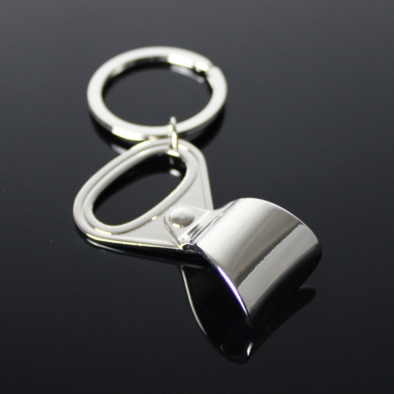 

Personality Easy Pull Ring Portable Bottle Opener Key Chain Small Gift Minimalist Pendant Keychains Can Lettering