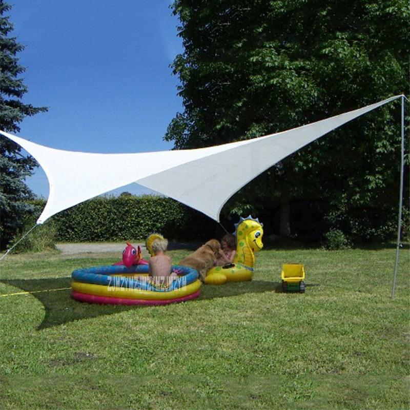 

W160-4060 Quadrilateral Outdoor Awning Sun Shelter PU Polyester Fabric Summer Canopoy Sun Shade Tent Beach Tent Camping