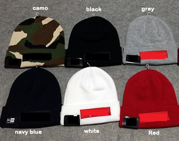 

Hot Sale-Beanie cap red black white grey color in stock we support wholesalewe support wholesale