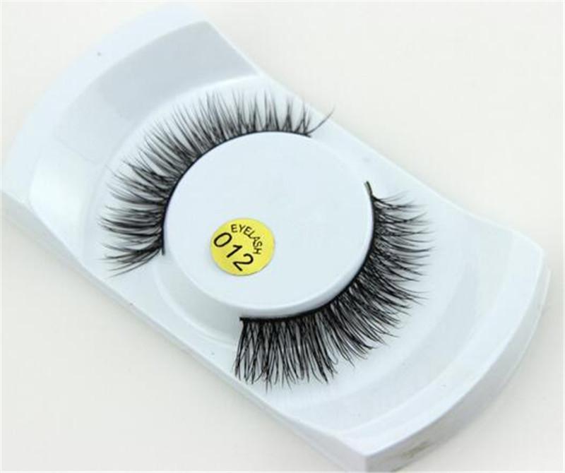 

100% 3D Mink Makeup Cross False Eyelashes Eye Lashes Extension Handmade nature eyelashes 15 styles for choose have magnetic eyelash