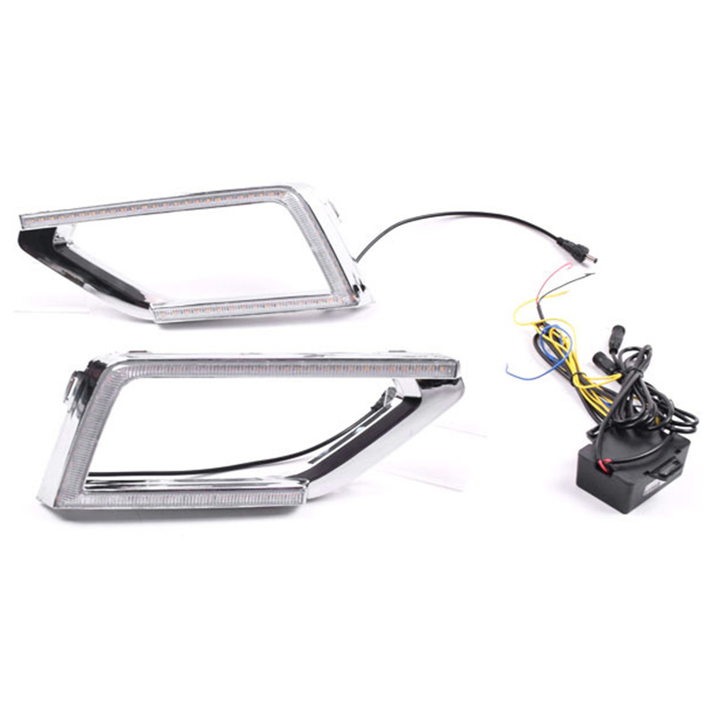 

LED Daytime Running Lights Front Bumper DRL Case for Atlas Teramont 2018-2020, As pic