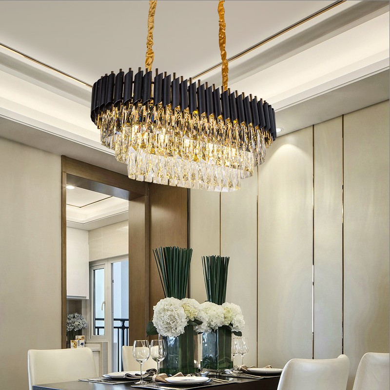 

Modern LED Chandelier Lighting for Living Room Dining Room Luxury Crystal Modern Ceiling Chandeliers Pendant Lights