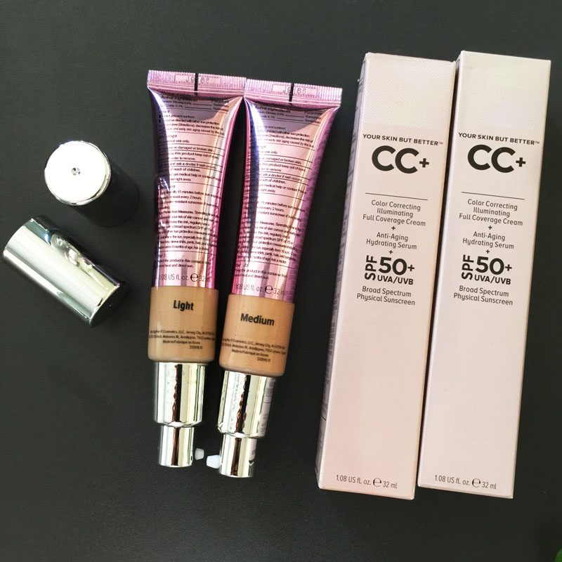 

Makeup CC Cream Illumination it Your Skin But Better moisturizer primer CC + Cream Brighten Concealer face Full Coverage Medium Light 32ml, Mixed color