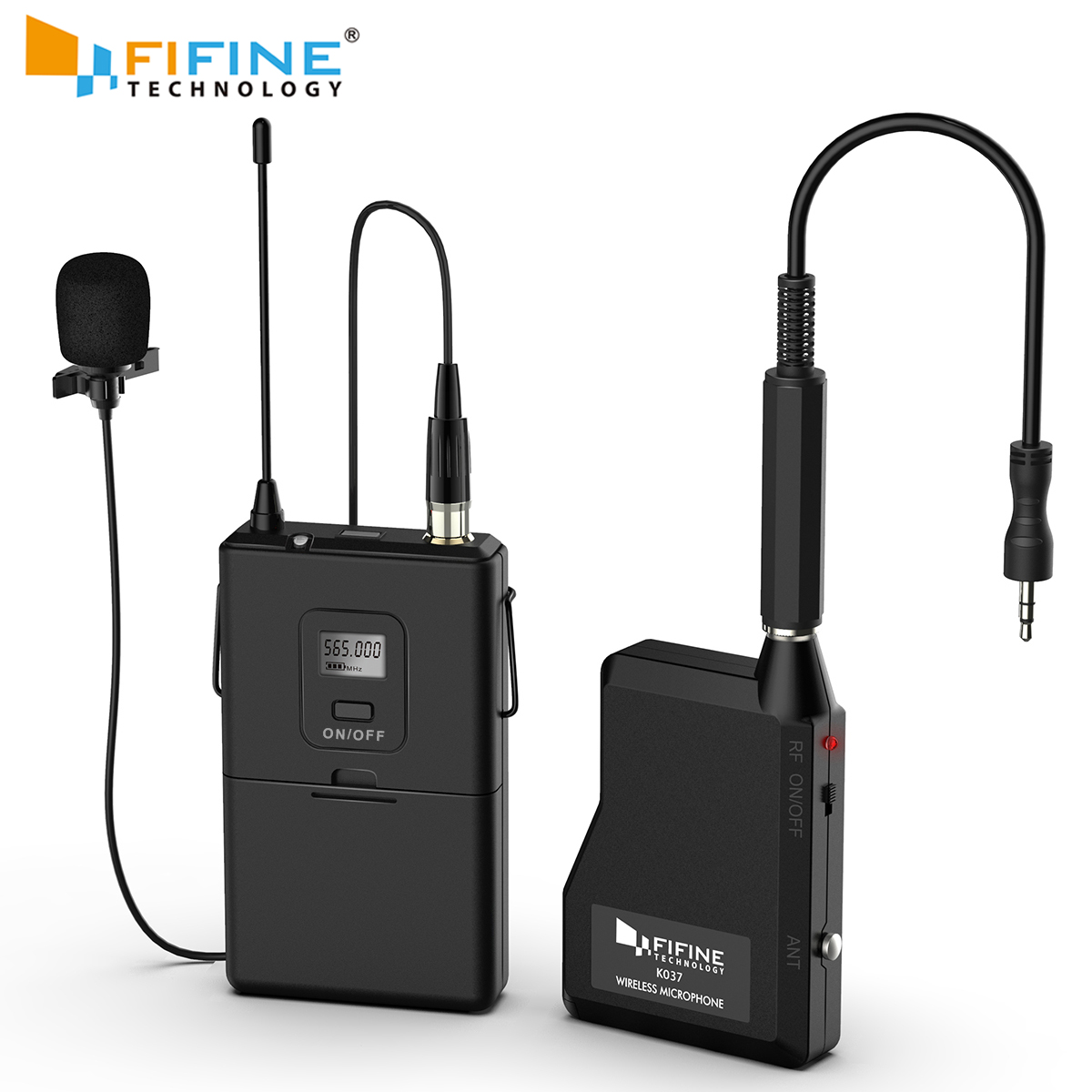wireless lapel microphone with speaker