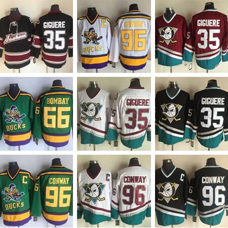 The Mighty Ducks Movie Jersey #99 Charlie Conway #96 Ice Hockey Jersey S-3XL