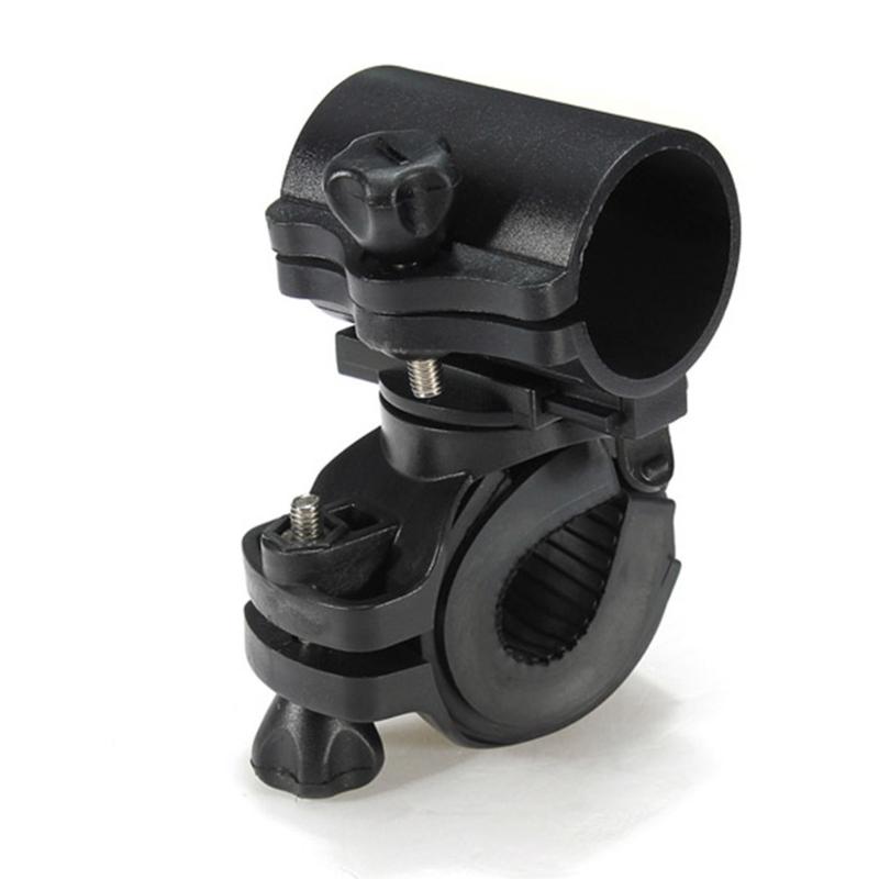 

Bracket Lights Holder Clip Adjustable Plastic Sport Stand Bicycle Portable 360° Rotation