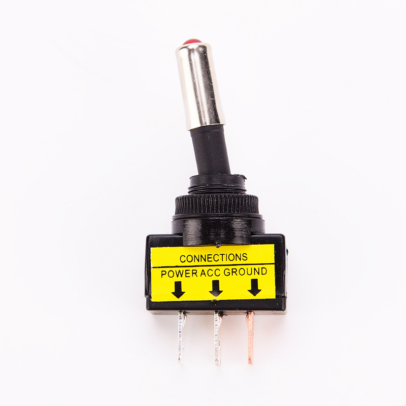 12V 20A LED Button Car Motorcycle Blue Modified Rocker Switch With Indicator Light 3Pin-image-450436488