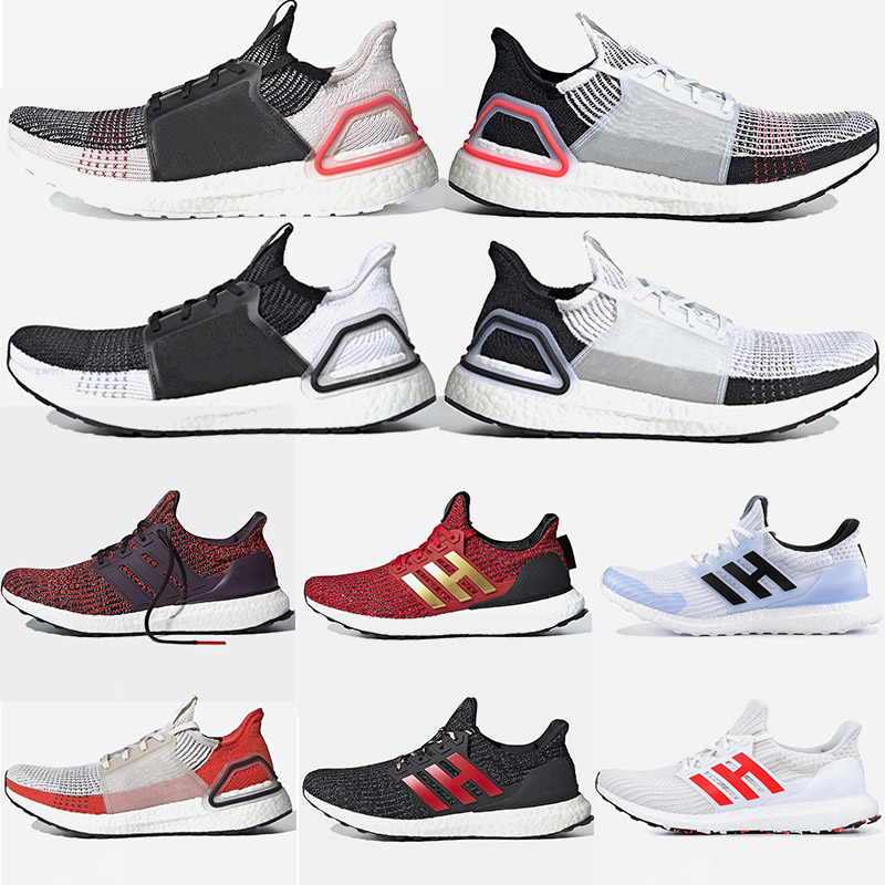 

2020 ultra boosts 4.0 5.0 Ultraboost 19 Running shoes White Black Refract Primeknit Dark Pixel men women sports trainer sneakers 36-45, Item 5 36-47