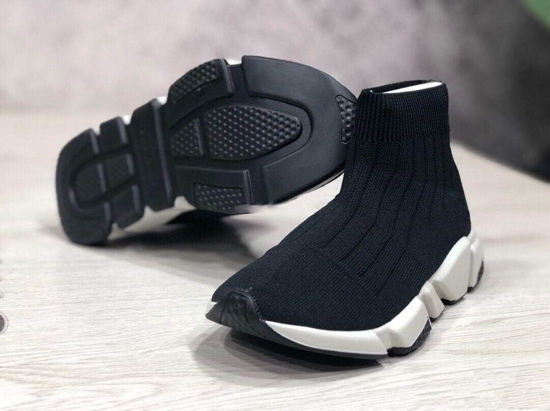 

2020 kids Luxury Sock Paris Shoes Speed Runner Kids Running Shoes Children Babys Summer Casual Athletic Sport sneakers size 25-35, Pic 1