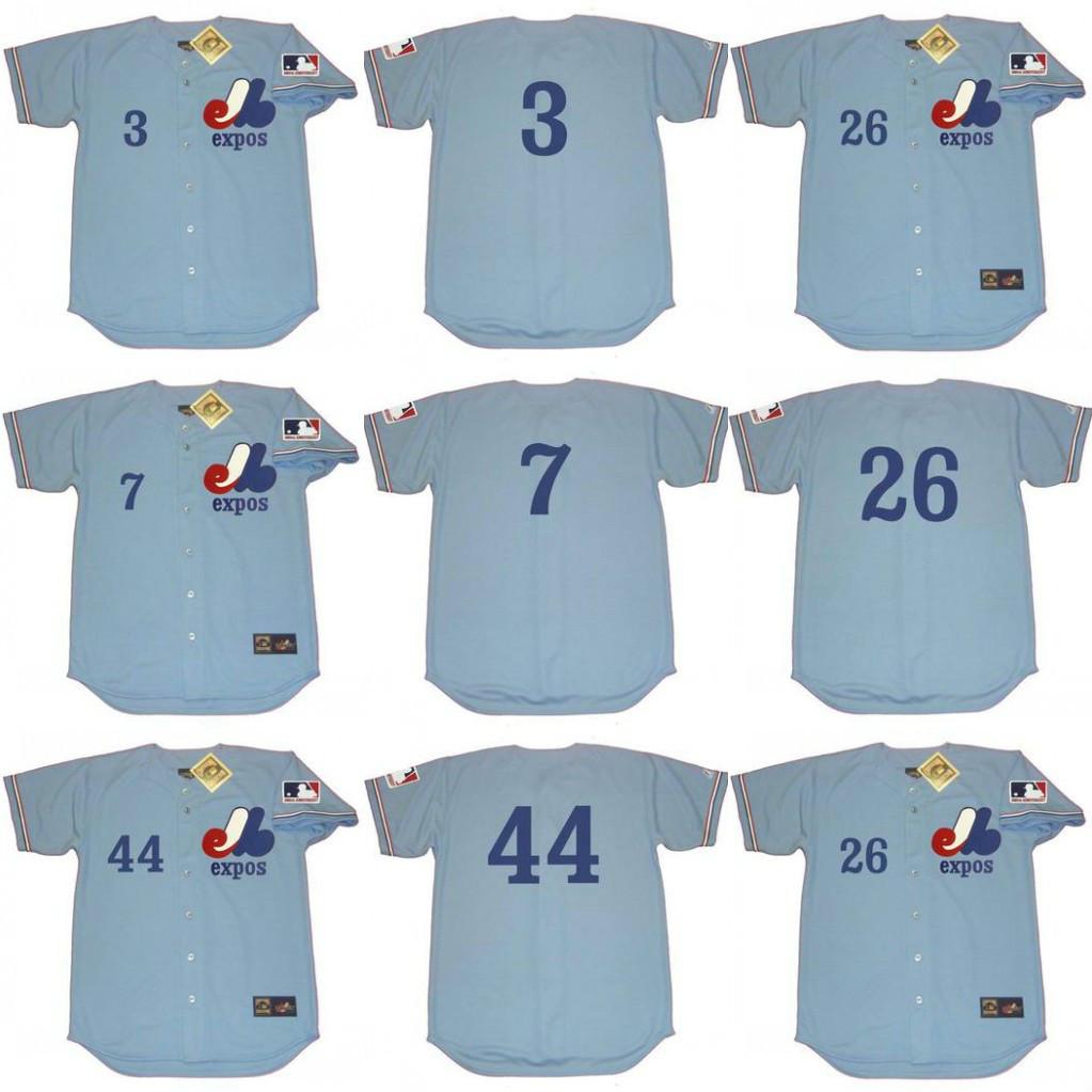 

Montreal Expos 2 JOHN BATEMAN 3 BOB BAILEY 6 RON FAIRLY 7 BOBBY WINE 9 MACK JONES 10 RUSTY STAUB 12 JOHN BOCCABELL baseball jersey 01, 16 claude raymond